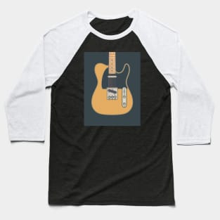 Butterscotch Blonde Telly Guitar Baseball T-Shirt